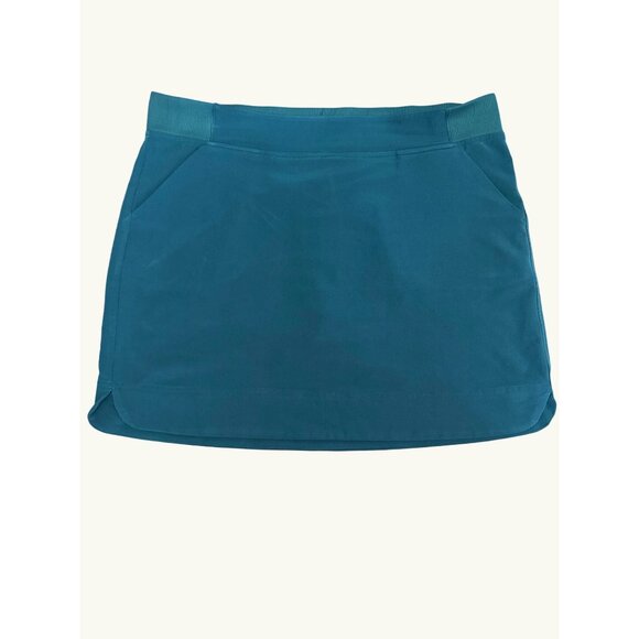 32 Degrees Cool Teal Skort Size Large Built In Shorts Stretch Sport Casual Skirt - Picture 2 of 9